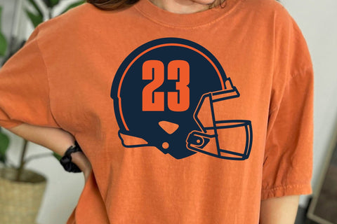 Football Helmet SVG, Layered Team Logo, Monogram Svg SVG DesignDestine 