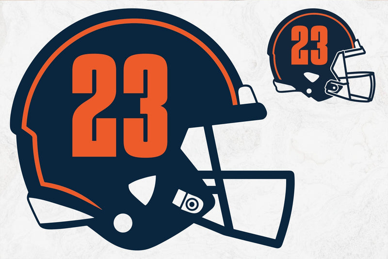 Football Helmet SVG, Layered Team Logo, Monogram Svg SVG DesignDestine 
