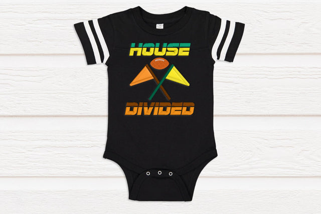 Football House Divided Applique Embroidery Embroidery/Applique DESIGNS Designed by Geeks 