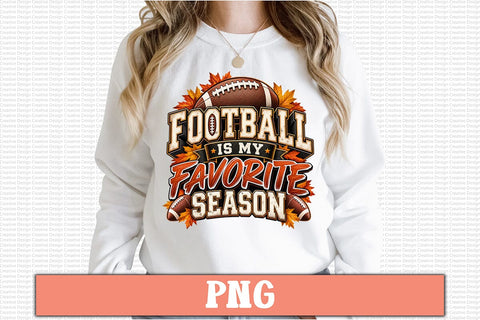 Football Is My Favorite Season PNG Sublimation Craftlabsvg24 