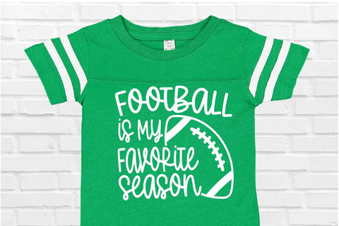 Football Is My Favorite Season SVG Cut File SVG Silhouette School Blog Design Shop 