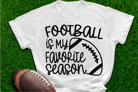 Football Is My Favorite Season SVG Cut File SVG Silhouette School Blog Design Shop 