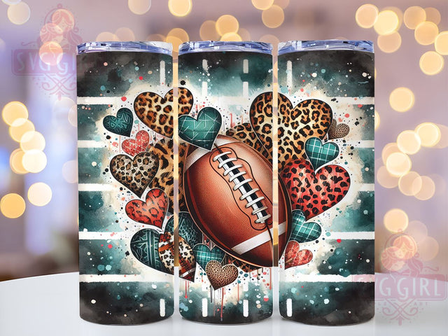 Football Love Game Day 20oz Tumbler Wrap Sublimation Design, Straight Tapered Tumbler Wrap, American Football Sport Tumbler Png, Instant Digital Download Sublimation SvggirlplusArt 