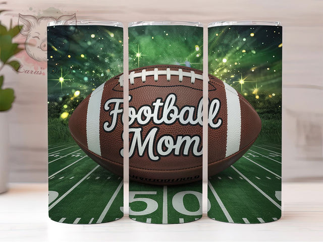 Football Mama Game Day Tumbler Wrap, 20oz Tumbler Wrap, Sublimation Design PNG, Game Day Mom Cup, Sports Mom Tumbler, Printable Football Gift, Football Mama Design Sublimation Lara' s Designs 