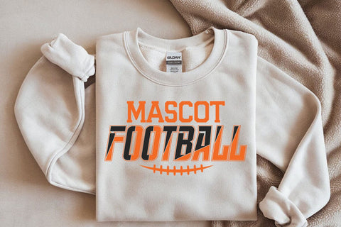 Football Mascot Svg, School, College Football Team Svg SVG DesignDestine 