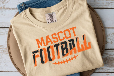 Football Mascot Svg, School, College Football Team Svg SVG DesignDestine 