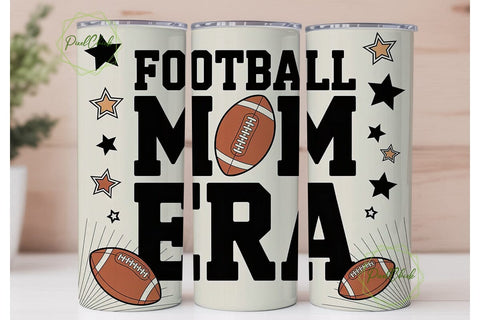 Football Mom Era 20oz Tumbler Wrap Sublimation PixelChick 