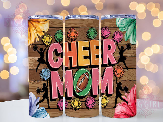 Football Mom Game Day Tumbler Wrap, Cheerleader Mom Gift, Sports Mom 20oz Cup, Team Mom Sublimation Wrap, Football Parent Tumbler, Game Day Mom Tumbler, Custom Sports Mom Gift Sublimation SvggirlplusArt 