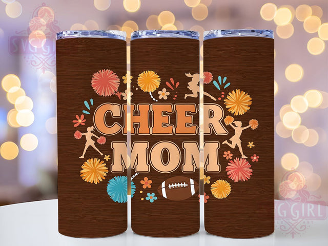 Football Mom Game Day Tumbler Wrap, Cheerleader Mom Gift, Sports Mom 20oz Cup, Team Mom Sublimation Wrap, Football Parent Tumbler, Game Day Mom Tumbler, Custom Sports Mom Gift Sublimation SvggirlplusArt 