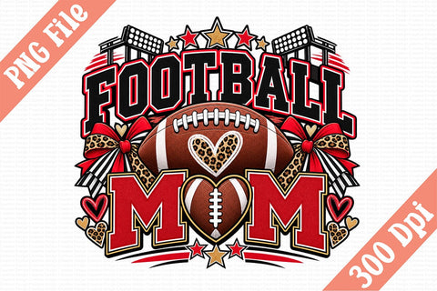 Football Mom PNG Sublimation Craftlabsvg24 