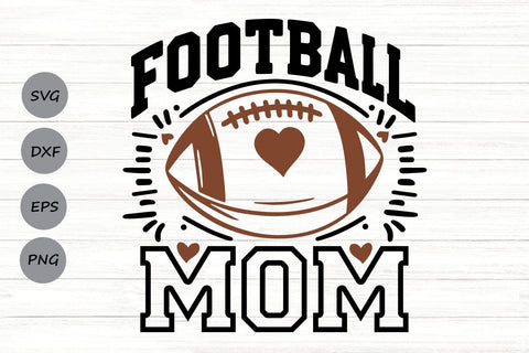 Football Mom| Sports Mom SVG Cutting Files. SVG CosmosFineArt 