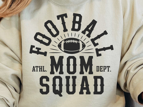 Football Mom Squad SVG, PNG, Cricut, Silhouette SVG DesignDestine 