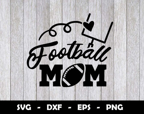 Football Mom SVG Cut File, Mothers Day SVG Design SVG Arthur Arellano 