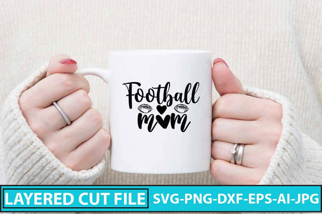 Football Mom SVG Cut File SVG Syaman 