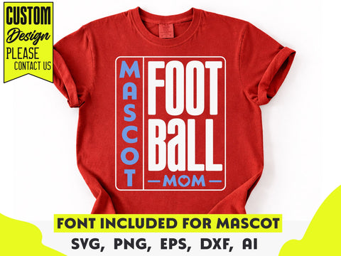 Football Mom Team SVG PNG Template, Custom Football Svg SVG DesignDestine 