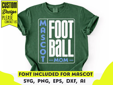 Football Mom Team SVG PNG Template, Custom Football Svg SVG DesignDestine 