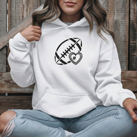 Football Number Heart Embroidery Design – Personalized Football Mom Player Number Machine Embroidery File Embroidery/Applique DESIGNS PatternFeed8 