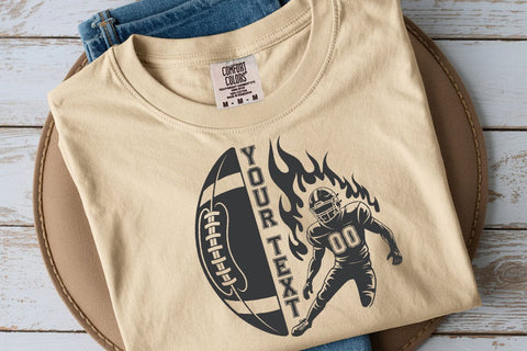 Football player svg, Customized Football Player svg, Football name svg SVG DesignDestine 