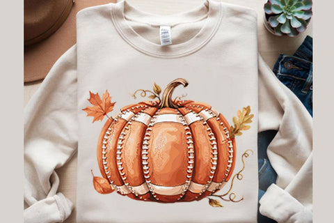 Football Pumpkin PNG Designs Sublimation shah alam 