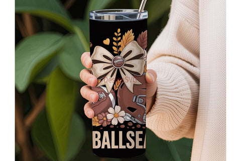 Football Season 20oz Tumbler Wrap Sublimation DesignSVG 