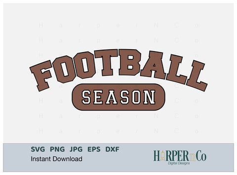 Football Season Laser SVG EPS Cut File SVG HarperNCo 