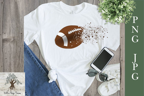Football Sports Bundle SVG PNG JPG SVG Willow Paige Farms 