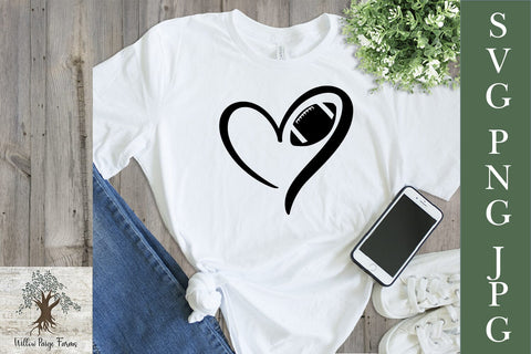 Football Sports Bundle SVG PNG JPG SVG Willow Paige Farms 