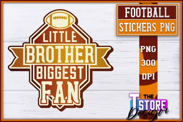 Football Sticker PNG Design | Football Mom PNG | Sports Mom PNG Sublimation The T Store Design 