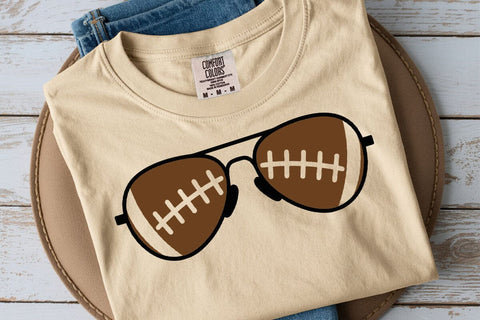 Football Sunglasses Vector Files for Silhouette SVG DesignDestine 