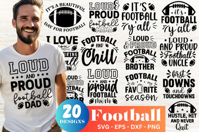 Football SVG Bundle SVG Designangry 