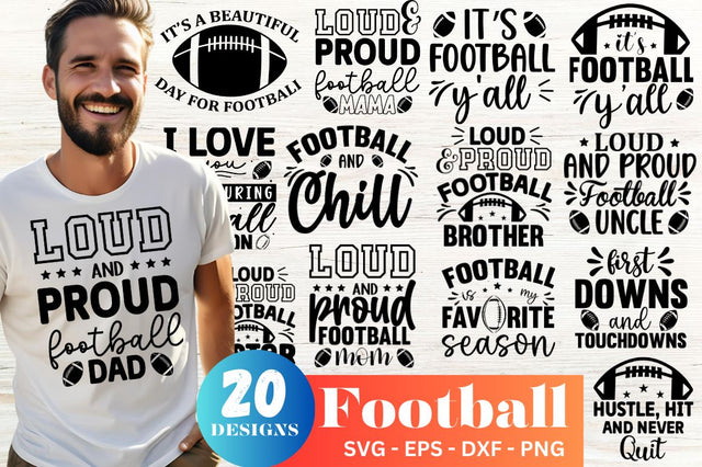 Football SVG Bundle SVG Designangry 
