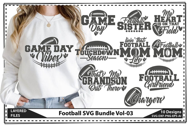 Football SVG Bundle Vol-03 SVG shah alam 
