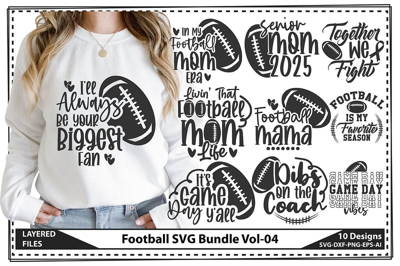 Football SVG Bundle Vol-04 SVG shah alam 