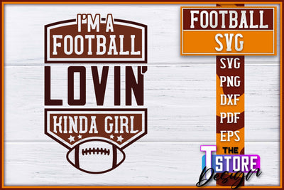 Football SVG Design | Football Designs | Dad Quotes SVG The T Store Design 