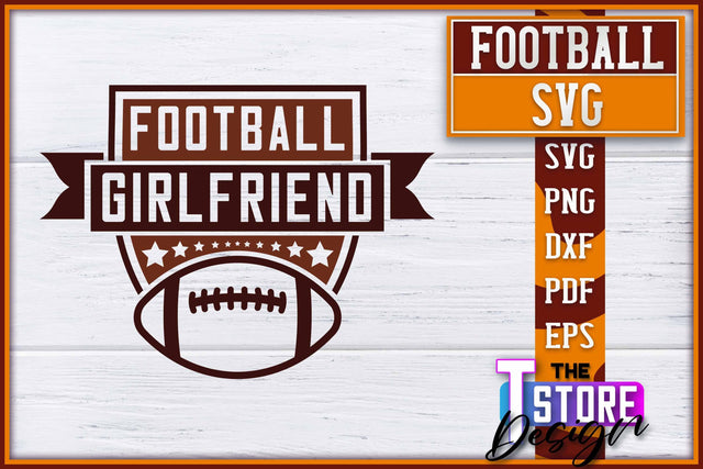 Football SVG Design | Football Designs | Dad Quotes SVG The T Store Design 