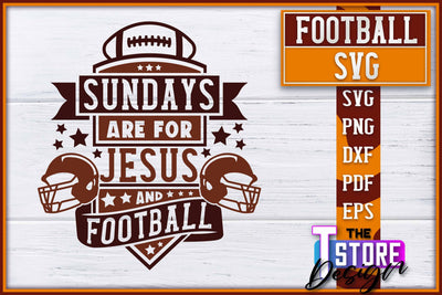 Football SVG Design | Football Designs | Dad Quotes SVG The T Store Design 