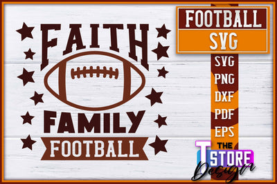 Football SVG Design | Football Designs | Dad Quotes SVG The T Store Design 