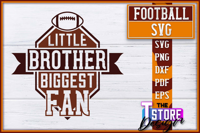 Football SVG Design | Football Designs | Dad Quotes SVG The T Store Design 