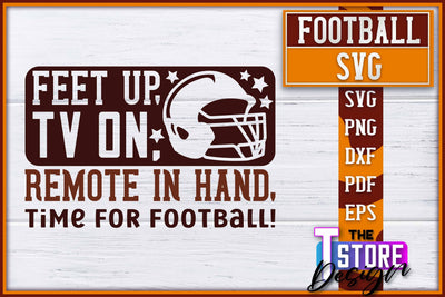 Football SVG Design | Football Designs | Dad Quotes SVG The T Store Design 