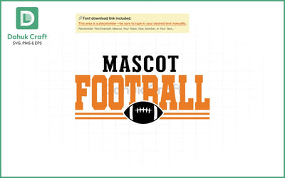 Football SVG – Mascot Team Logo SVG PNG & EPS V1 SVG dahukdesign 