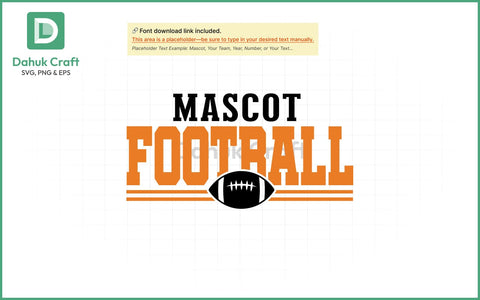 Football SVG – Mascot Team Logo SVG PNG & EPS V1 SVG dahukdesign 