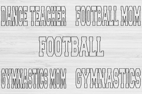 Football Svg Png Cut File, Cheer Svg, Baseball Svg Files For Cricut, Basketball Svg Silhouette Digital Designs, Sports Svg Shirt Sublimation SVG TiffsCraftyCreations 