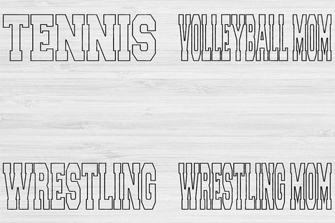 Football Svg Png Cut File, Cheer Svg, Baseball Svg Files For Cricut, Basketball Svg Silhouette Digital Designs, Sports Svg Shirt Sublimation SVG TiffsCraftyCreations 