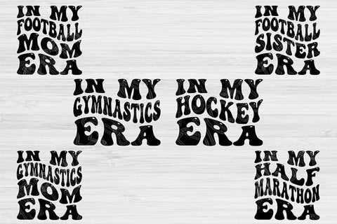 Football Svg Png Cut Files, Cheer Svg, Baseball Svg Files For Cricut, In My Era Svg Silhouette Digital Designs, Sports Svg Shirt Sublimation SVG TiffsCraftyCreations 