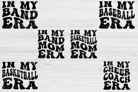 Football Svg Png Cut Files, Cheer Svg, Baseball Svg Files For Cricut, In My Era Svg Silhouette Digital Designs, Sports Svg Shirt Sublimation SVG TiffsCraftyCreations 