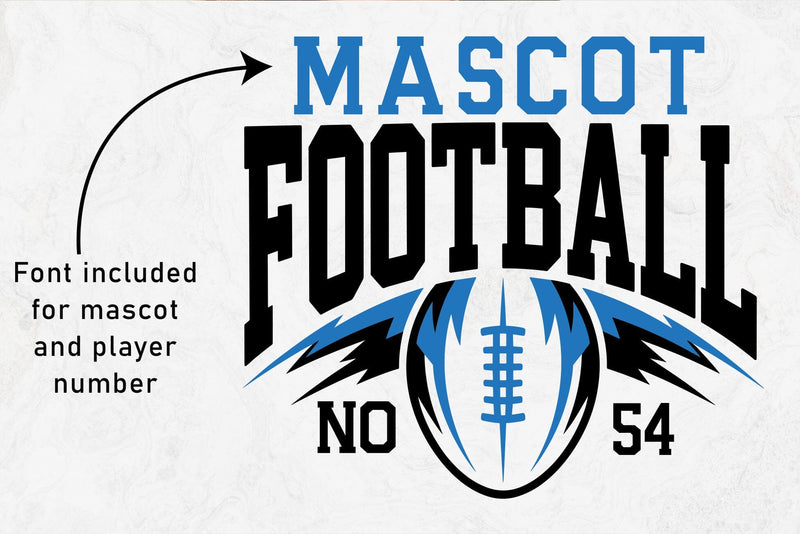 Football Svg Png, Football Team Template Svg Png, Football Mom Svg, Svg Files for Cricut, Football Team Shirts Svg Png, Football Logo Svg SVG DesignDestine 