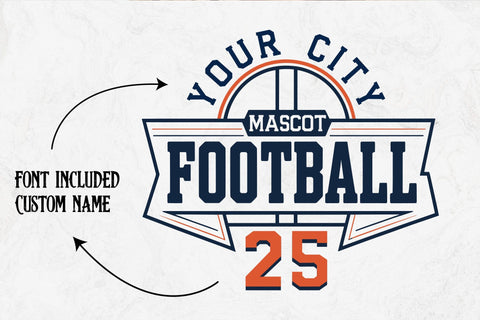 Football Svg Png, Football Team Template Svg Png, Football Mom Svg, Svg Files for Cricut, Football Team Shirts Svg Png, Football Logo Svg SVG DesignDestine 