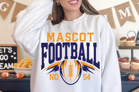 Football Svg Png, Football Team Template Svg Png, Football Mom Svg, Svg Files for Cricut, Football Team Shirts Svg Png, Football Logo Svg SVG DesignDestine 