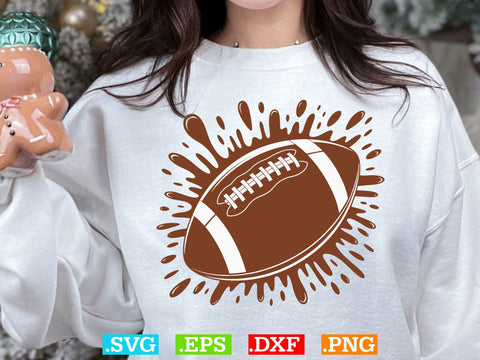 Football SVG, Sports Silhouette, Heart Designs SVG Creativeart88 
