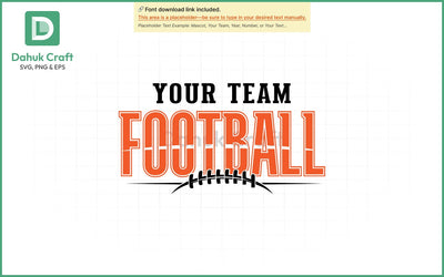 Football Team Logo SVG Football Team SVG PNG & EPS V13 SVG dahukdesign 